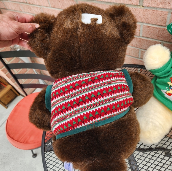 2- Christmas Bears 1993 JC Penny & 1988 K-Mart Original Tags - Picture 7 of 7